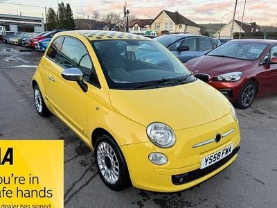 Yellow Used 2009 Fiat 500 Sport Hatchback | £2,695 (Fair price)