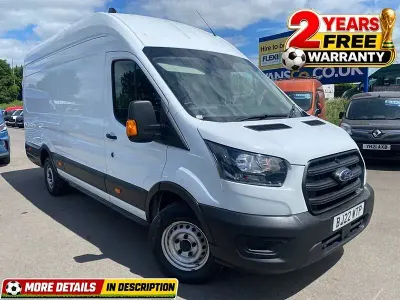 Used Ford Transit S 130 HP (95 kW) 2022 White Van