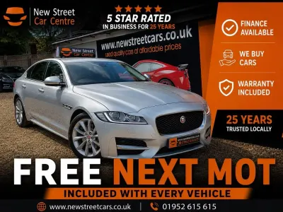 Used Jaguar XF R-Sport 180 HP (132 kW) 2017 Silver Sedan