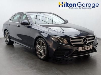 Blue Used 2017 Mercedes E220 AMG line Sedan | £13,250 (Fair price)