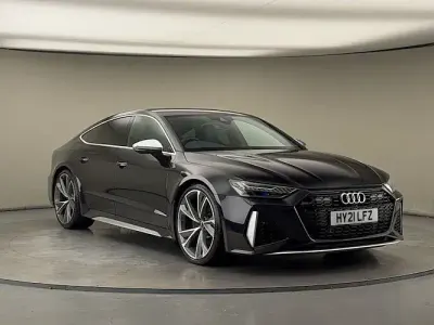 Usado Audi RS7 Sportback Comfort 600 CV (441 kW) 2021 Negro Utilitario