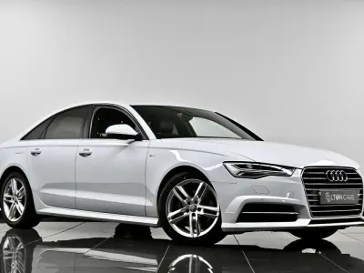 Begagnad Audi A6 S-Line 190 HK (139 kW) 2015 Vit Sedan