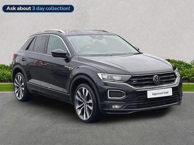 Black Used 2021 VW T-Roc R-line SUV | £21,259 (Fair price)