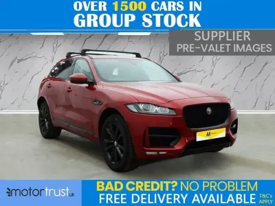 Second-hand Jaguar F-Pace R-Sport 180 CP (132 kW) 2019 Roșu SUV