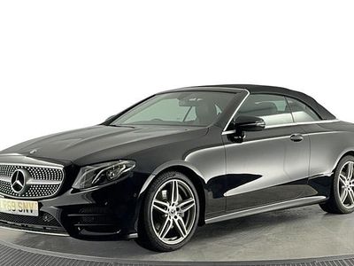 Black Used 2019 Mercedes E220 AMG line Cabriolet | £21,340 (Fair price)
