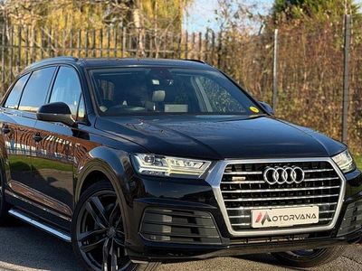Black Used 2015 Audi Q7 S-Line SUV | £17,995 (A bit pricey)
