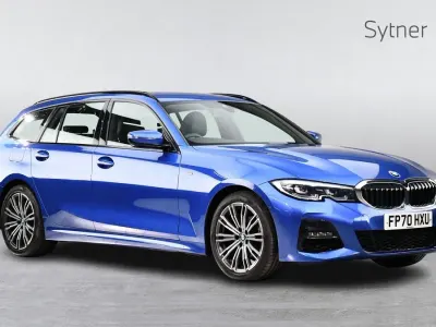 Used BMW 318 M Sport 148 HP (108 kW) 2020 Blue Estate