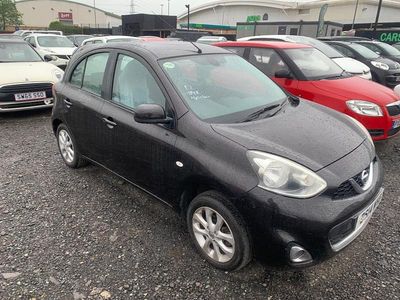 Begagnad Nissan Micra Acenta 2014 Svart Halvkombi