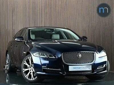 Used Jaguar XJ Portfolio 2018 Blue Sedan
