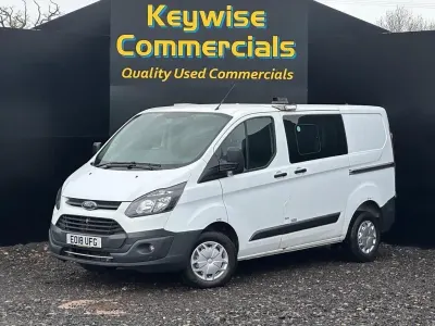 Begagnad Ford Transit Custom 105 HK (77 kW) 2018 Vit Van