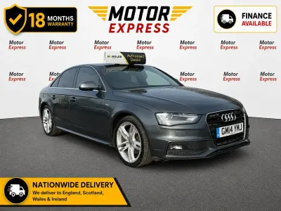 Used Audi A4 S-Line 150 HP (110 kW) 2014 Grey Sedan