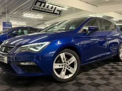 Usado Seat Leon FR 125 HP (91 kW) 2018 Azul Citadino