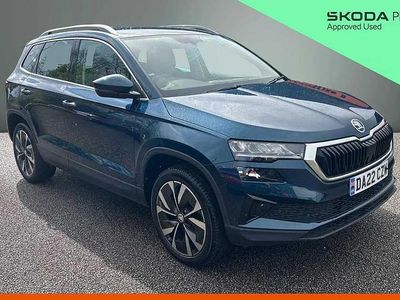 Used Skoda Karoq SE L 150 HP (110 kW) 2022 Petrol blue metallic SUV