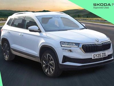 Used Skoda Karoq SE L 150 HP (110 kW) 2025 Moon white metallic SUV