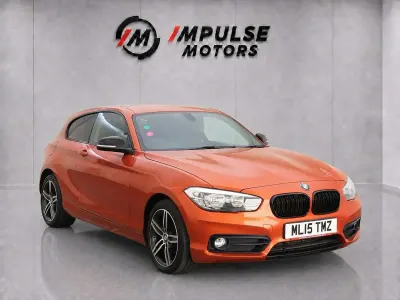 Used BMW 118 Sport Line 2015 Orange Hatchback
