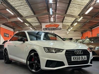 Used Audi A4 Black Edition 150 HP (110 kW) 2019 White Sedan