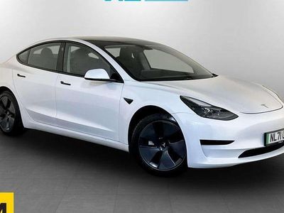 White Used 2021 Tesla Model 3 Standard Range Sedan | £15,195 (Fair price)