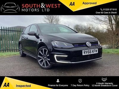 Used VW Golf VII GTE 204 HP (150 kW) 2016 Black Hatchback