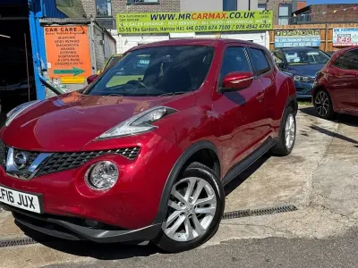 Used Nissan Juke N-Connecta 117 HP (86 kW) 2016 Red SUV