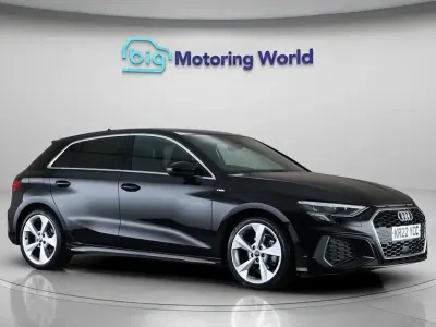Used Audi A3 Sportback S-Line 110 HP (80 kW) 2022 Black Hatchback