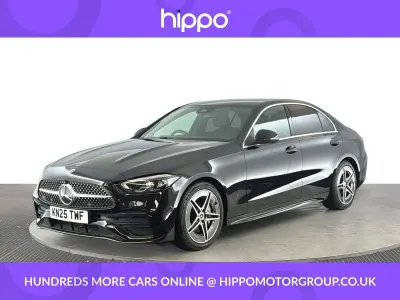 Used Mercedes C200 AMG line 204 HP (150 kW) 2025 Black Sedan