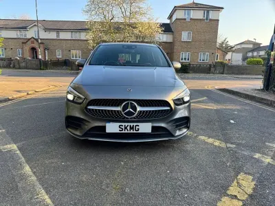 Used Mercedes B200 AMG line 163 HP (119 kW) 2019 Grey Hatchback