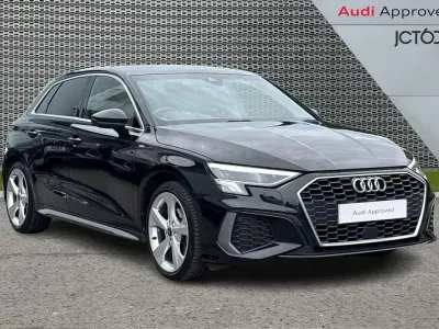 Used Audi A3 S-Line 108 HP (79 kW) 2023 Black Sedan