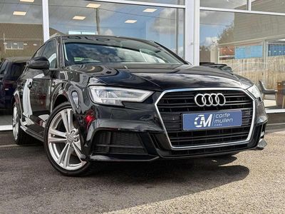 Used Audi A3 Sportback S-Line 2018 Black Hatchback