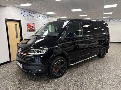 Used VW T6.1 Highline 204 HP (150 kW) 2021 Black Van