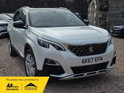 Used Peugeot 3008 GT-line 130 HP (95 kW) 2017 White SUV