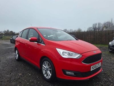 Used Ford C-MAX Zetec 125 HP (91 kW) 2016 Red MPV