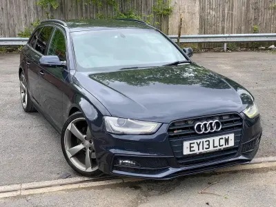 Used Audi A4 Black Edition 177 HP (130 kW) 2013 Blue Estate