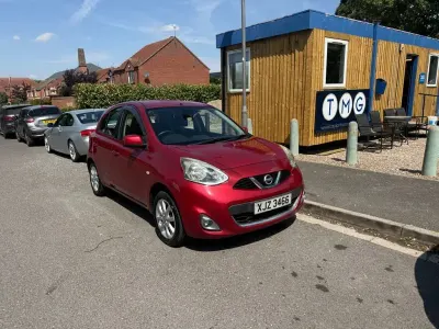 Used Nissan Micra Acenta 80 HP (58 kW) 2015 Red Hatchback