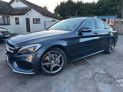 Used Mercedes C220 AMG line 170 HP (125 kW) 2015 Grey Sedan