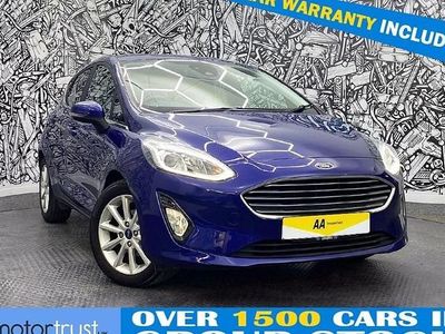Used Ford Fiesta Titanium 100 HP (73 kW) 2017 Blue Hatchback