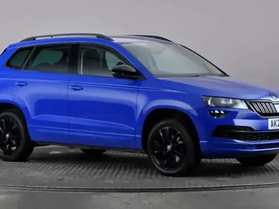 Used Skoda Karoq SE Technology 116 HP (85 kW) 2020 Blue SUV