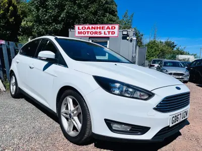 Used Ford Focus Zetec 125 HP (91 kW) 2018 White Hatchback
