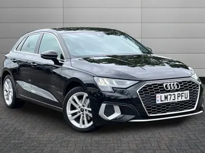 Used Audi A3 Sport 150 HP (110 kW) 2023 Brilliant black Sedan