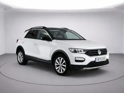 Used VW T-Roc Design 115 HP (84 kW) 2019 White SUV