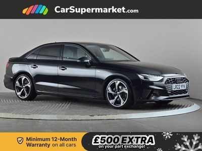 Black Used 2022 Audi A4 Black Edition Sedan | £18,997 (A bit pricey)