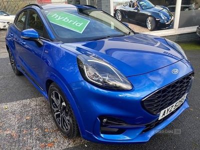 Blue Used 2020 Ford Puma ST-Line Hatchback | £10,300 (Fair price)