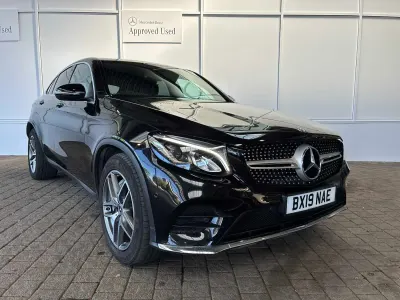 Used Mercedes GLC220 AMG line 2019 Black Coupe