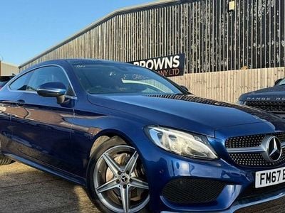 Blue Used 2018 Mercedes C220 AMG line Coupe | £15,000 (Good price)