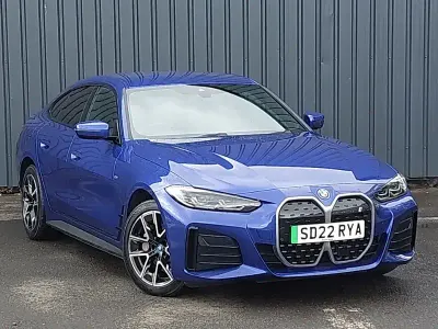 Used BMW i4 M Sport 250 kW (340 HP) 2022 Blue Sedan