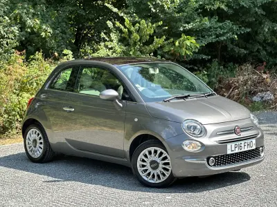 Used Fiat 500 Lounge 69 HP (50 kW) 2016 Grey Hatchback
