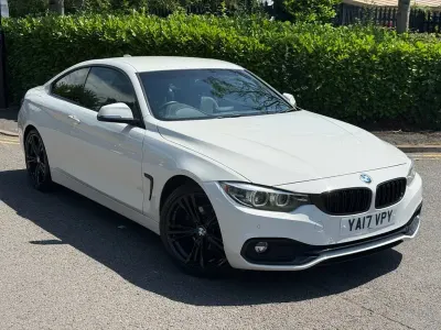 Used BMW 420 Coupé Sport Line 190 HP (139 kW) 2017 White Coupe