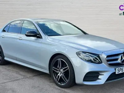 Used Mercedes E220 AMG Line Premium Plus 194 HP (142 kW) 2017 Silver
