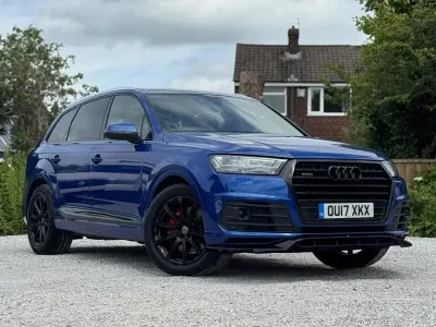 Used Audi Q7 S-Line 2017 Blue SUV