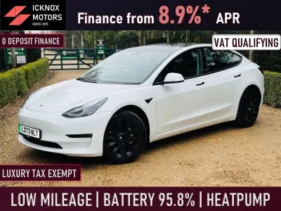 Used Tesla Model 3 Long Range RWD 235 kW (320 HP) 2023 White Sedan