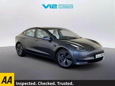 Usado Tesla Model 3 Long Range AWD 254 kW (346 HP) 2021 Cinzento Sedan
